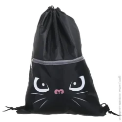 Спортивная сумка Leader Сумка для обуви с замком Cat Кото глаза