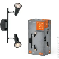 Ledvance Спот 2x3,4 Вт GU10 черный