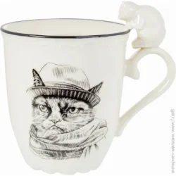Чашка Lefard Чашка Cat 360 мл 359-491 - порцеляна