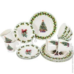 Сервиз Lefard Набор посуды Christmas Tree 16 предметов 922-002