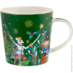 Чашка Lefard Чашка Green Christmas 450 мл 922-099 - порцеляна