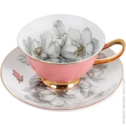 Чашка Lefard Чашка с блюдцем Wild Rose 200 мл 975-057 - фарфор