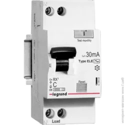 Legrand Диференціальний автомат RX3 1P + N C 32A 30mA AC 419402