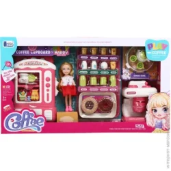 Lenca Toys Набір "Кав'ярня з лялькою та аксесуарами" (HSP1293277)