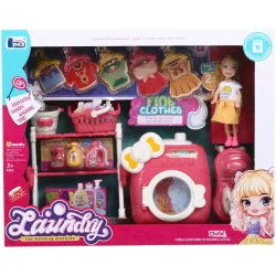 Кукольный набор Lenca Toys День стирки с куклой и аксессуарами (HSP1293278)
