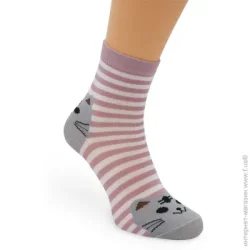 Leostep Шкарпетки для дівчаток 40024 161 23р. 35-38 пудровий