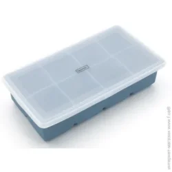 Форма для льда Lessner Форма для льда с крышкой Sky Blue 21,5x11,8x5 см силикон