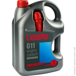 Антифриз концентрат Lesta G11 концентрат от -35 до + 108 4л синий 4 л