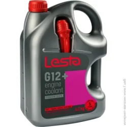 Антифриз концентрат Lesta G12 концентрат от -35 до + 108 4л красный 4 л