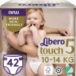 Подгузники Libero Подгузники Touch 5 10-14 кг 42 шт.