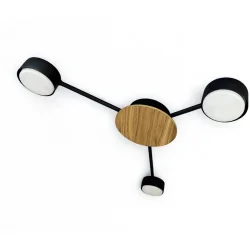 Light Set Люстра потолочная SVITANOK 3xGX53 черный