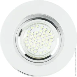 Lightmaster Светильник точечный CL1060 с Led-подсветкой GU5.3 серебряный