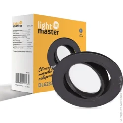 Lightmaster Светильник точечный DL6233 GU5.3 черный DL6233 чорний