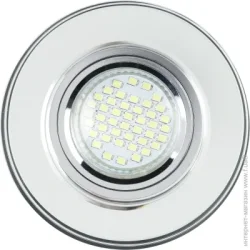 Lightmaster Світильник точковий з Led-підсвічуванням G5.3 срібний CL1080