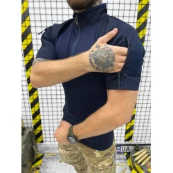Рубашка LOGOS Убакс тактическая с коротким рукавом р.3XL 37 синий