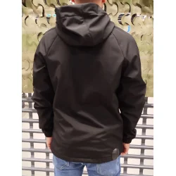 Куртка демісезонна Logos Куртка чоловіча тепла демісезонна Soft Shell без шевронів 04-07-00-0027 р.S чорна