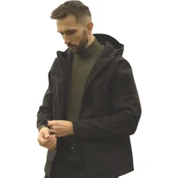 Logos Куртка мужская демисезонная тактическая "Softshell" теплая, под шеврон 04-07-00-0012 р.L черная