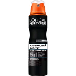 Дезодорант для мужчин L'Oreal Paris Men Expert Карбоновая защита спрей 150 мл (3600523594122)