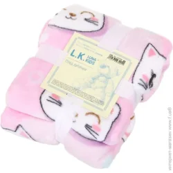 Lotus Плед Котики 100x120 рожевий поліестер