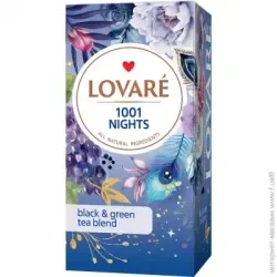Чай бленд чорного та зеленого 2г*24, пакет, "1001 Nights", LOVARE