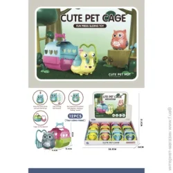 Заводная игрушка Lovely Pet Игрушка заводная Сова в корзине в ассортименте 10,5х10х9,5 см SA126041