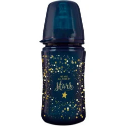 Бутылочка для кормления Lovi Антіколіковая пляшечка Stardust 240 мл темно синя (21/585)