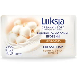 Luksja Мыло Хлопок+ молочный протеин 90 г