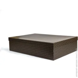 Подарочная упаковка Luna Коробка подарочная дизайн 1 черный 300х200х80 мм