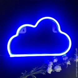 Luna Неоновая вывеска LUDS-NEO-31 Хмаринка 300x190 мм голубой/теплый белый