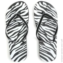 Luna Вьетнамки Zebra р.36-37 черно-белый