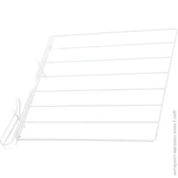 Luna Home Перегородка для полки 305х305 белый