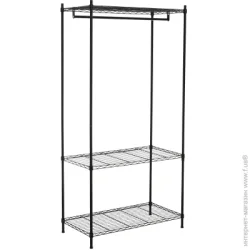 Вешалка Luna Home Стойка DGCJ-B1133 гардеробная на 3 полки черный