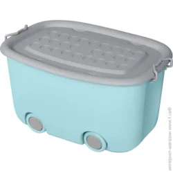 Luna Home Ящик для іграшок блакитний на колесах Kids L 390x310x580 мм