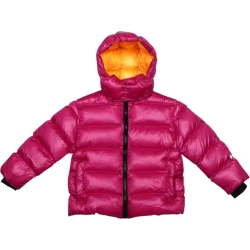 Luna Kids Куртка-пуховик для мальчиков р.134 розовый с оранжевым 203MHAA008
