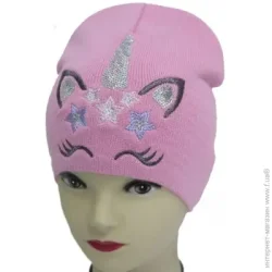 Шапка Luna Kids Шапочка детская для девочки р.48-50 молочный 2287