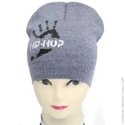 Luna Kids Шапка р.50-52 сіро-синій меланж 2095