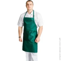 Lux-Form Фартук с нагрудником 4021 р. универсальный зеленый