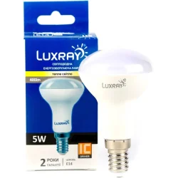 Светодиодная лампа Luxray Лампа светодиодная 5 Вт R50 матовая E14 220 В 3000 К LX430-R50-1405