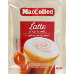 Кофе Maccoffee Кофейный напиток Latte al caramello 22 г