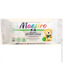 Хозяйственное мыло Maestro Туалетное мыло для стирки детского белья 125 г 1 штТСНК/упТСНК