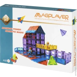 Конструктор Магнитный Magplayer Магнитные плитки (MPL-112) 112 шт.