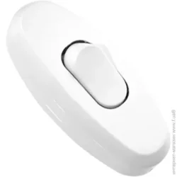 Makel Вимикач для бра IP44 6 А 250В білий 10014