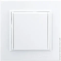 Розетка с заземлением (евророзетка) Makel Розетка с заземлением Karea без шторок с крышкой белый