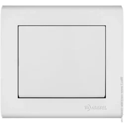 Makel Выключатель проходной одноклавишный Manolya без подсветки 10 А 250В белый 41001005
