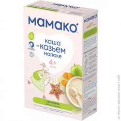 Каша Mamako Молочная Гречневая на Козьем Молоке 200 г с 4 месяцев (4607088795994)
