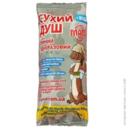 Mamo Душ сухой одноразовый пенный с водой