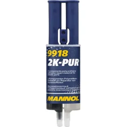Металлогерметик Mannol Клей д/бампер 9918 2K-PUR серый 24 мл.