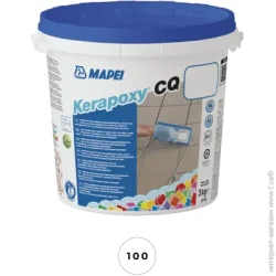 Mapei Затирка для плитки Kerapoxy CQ 100 3 кг белый