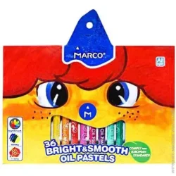 Marco Пастель масляна 36 кольорів, Bright&Smooth,1100OP-36CB,ТМ"Marco" (6951572900059)