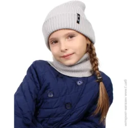 Mari-Knit Шапка унісекс 0874 р.54-56 сірий